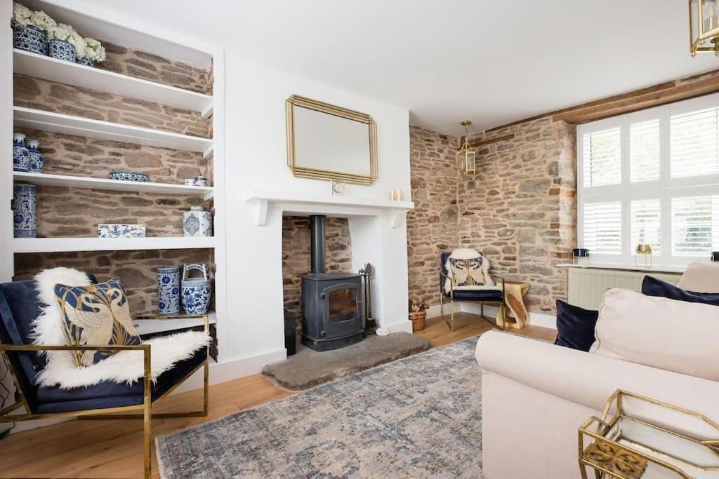 Luxury Cottage Near Hay-On-Wye Llanigon Luaran gambar